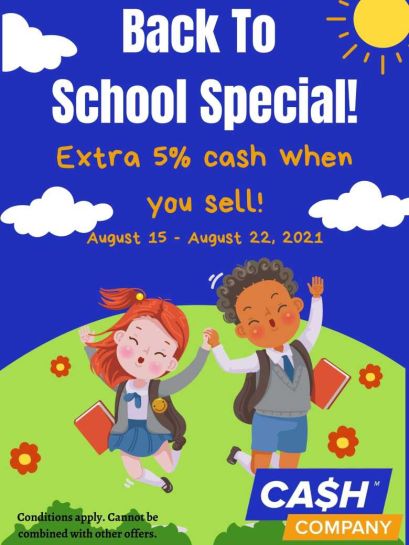 Extra 5% cash when you sell! (1) (1)